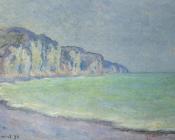 克劳德 莫奈 : Cliff at Pourville